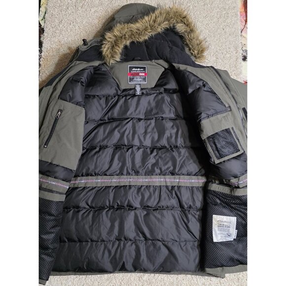 Eddie Bauer WeatherEdge Premium Quality Goose Down Men's  Winter Coat size XXL T - Picture 4 of 8